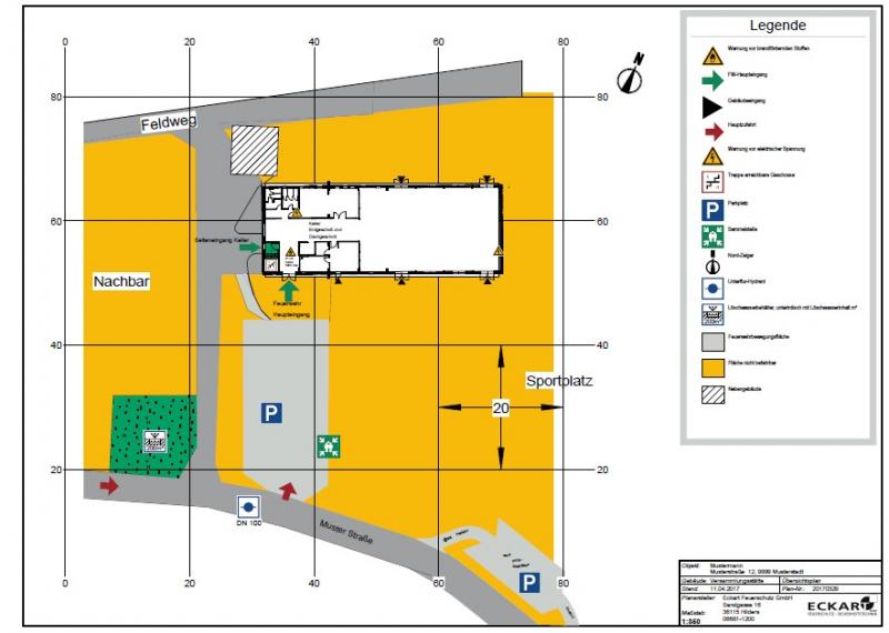 Feuerwehrplan Angebot nach Aufwand