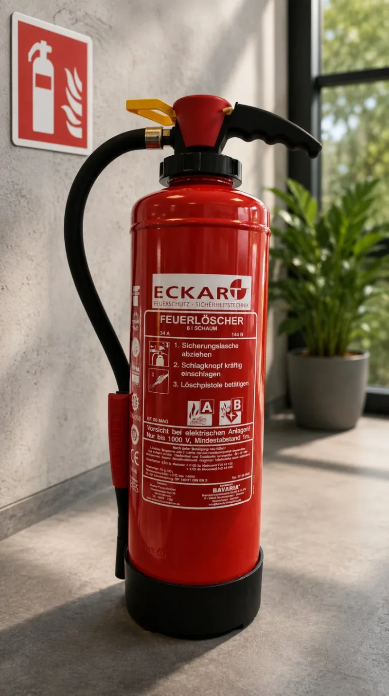 Eckart - Hochleistungs Feuerlöscher Eckart Schaum 6 Liter