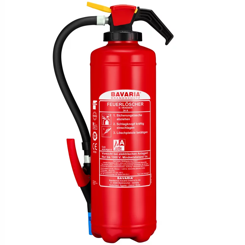 Feuerlöscher Schaum mit 6 Litern